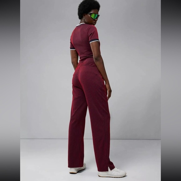J.Lindeberg Women's IMAN Golf PANT GWPA07023 G131 Barbados Cherry Sm NEW NWT - Picture 2 of 6